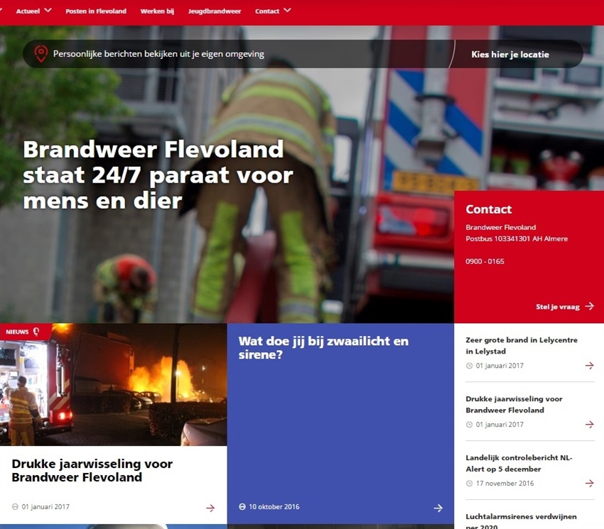 voorpagina brandweerflevoland